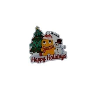 Amazon Peccy Happy Holidays Lapel Pin Christmas Tree Snowman Santa Sleigh